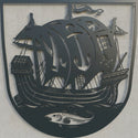 Stadtwappen Wandschild