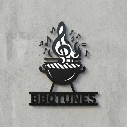 BBQTUNES Freiform-Wandschild