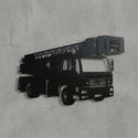 Wandschild Drehleiter Silhouette