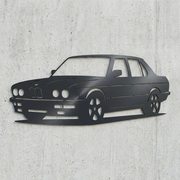 BMW E28 Kontur-Wandschild Steelmonks