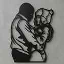 Paar-Porträt Silhouette Steelmonks