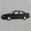 Auto-Seitenprofil Silhouette