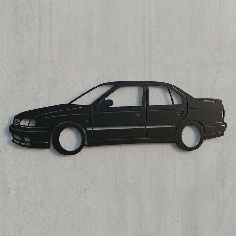 Auto-Seitenprofil Silhouette