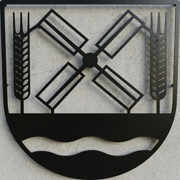 Freiform-Silhouette Wandschild