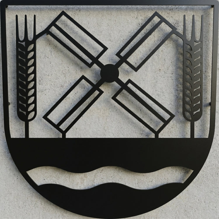 Freiform-Silhouette Wandschild