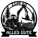 Wandschild Zum 60 – Alles Gute (Oval-Emblem)