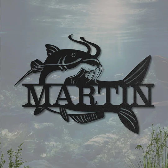 Für Angler – Schilder aus Stahl von Steelmonks