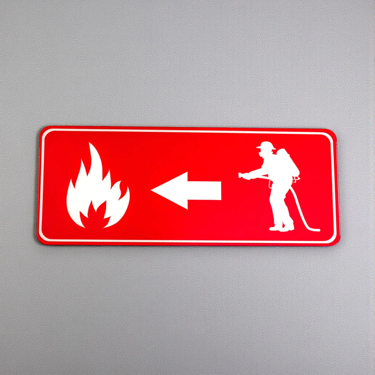 Fire Exit Schild Steelmonks