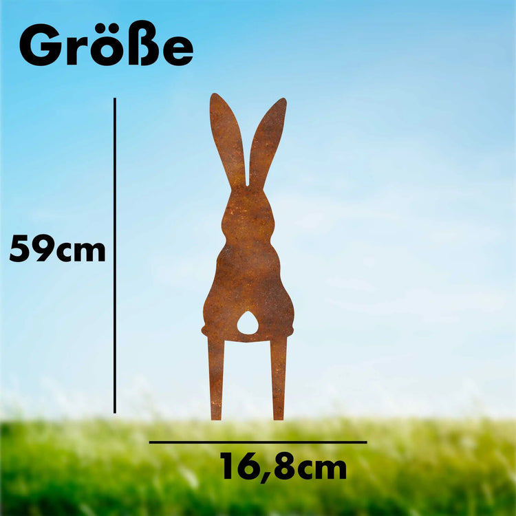 Kleiner Hase Gartenstecker -  Gartenstecker