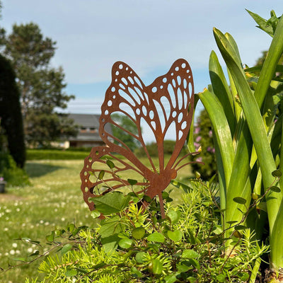 Fliegender Schmetterling -  Blumenstecker