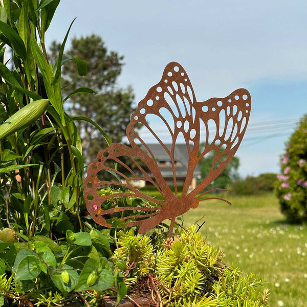 Fliegender Schmetterling -  Blumenstecker