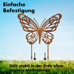 Großer Schmetterling -  Blumenstecker