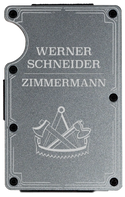 Passender RFID Kartenhalter mit Gravur (Grau) -  PPLR_HIDDEN_PRODUCT