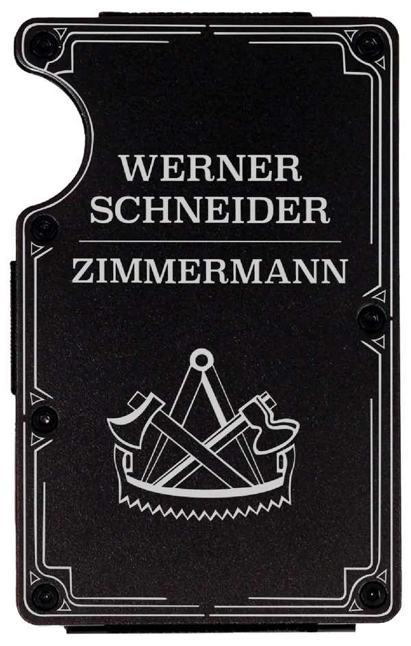 Passender RFID Kartenhalter mit Gravur (Schwarz) -  PPLR_HIDDEN_PRODUCT