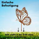 Fliegender Schmetterling -  Blumenstecker