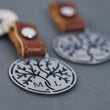 Steelmonks-Metallschild,"Forever" Baum mit Initialien. Baum Anhänger Wanddekoration erhältlich in verschiednen Größen und Farben.