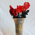 Steelmonks-Metallschild,Ewige Rose. Besonderes Produkt Wanddekoration erhältlich in verschiednen Größen und Farben.