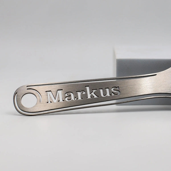 Steelmonks-Metallschild,Flaschenschlüssel. Besonderes Produkt Wanddekoration erhältlich in verschiednen Größen und Farben.
