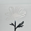 Steelmonks-Metallschild,Die Margerite. Blume Wanddekoration erhältlich in verschiednen Größen und Farben.