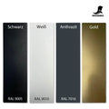 Steelmonks-Metallschild,Bold. Klingelschild Wanddekoration erhältlich in verschiednen Größen und Farben.