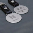 Steelmonks-Metallschild,Runde Notiz. Notiz Anhänger Wanddekoration erhältlich in verschiednen Größen und Farben.
