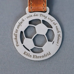 Steelmonks-Metallschild,Fußball Ball. Sport- & Freizeit Anhänger Wanddekoration erhältlich in verschiednen Größen und Farben.