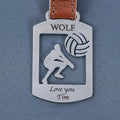 Steelmonks-Metallschild,Volleyball. Sport- & Freizeit Anhänger Wanddekoration erhältlich in verschiednen Größen und Farben.