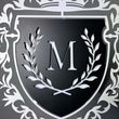 Steelmonks-Metallschild,Familienwappen. Wappen Wanddekoration erhältlich in verschiednen Größen und Farben.