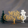 Steelmonks-Metallschild,"Joyeux Noel" Aufsteller. Weihnachtsaufsteller Wanddekoration erhältlich in verschiednen Größen und Farben.