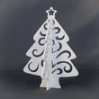 Steelmonks-Metallschild,Weihnachtsbaum Aufsteller. Weihnachtsaufsteller Wanddekoration erhältlich in verschiednen Größen und Farben.