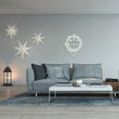 Steelmonks-Metallschild,Weihnachtskranz - Personalisiert. Weihnachtsschild Wanddekoration erhältlich in verschiednen Größen und Farben.