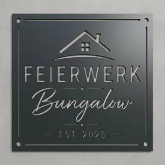 Kundenschild aus der Werkstatt
