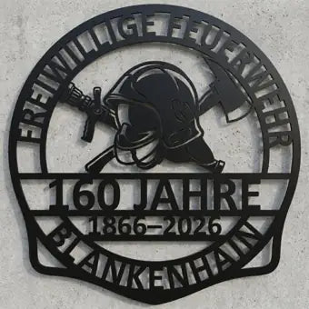 Kundenschild aus der Werkstatt