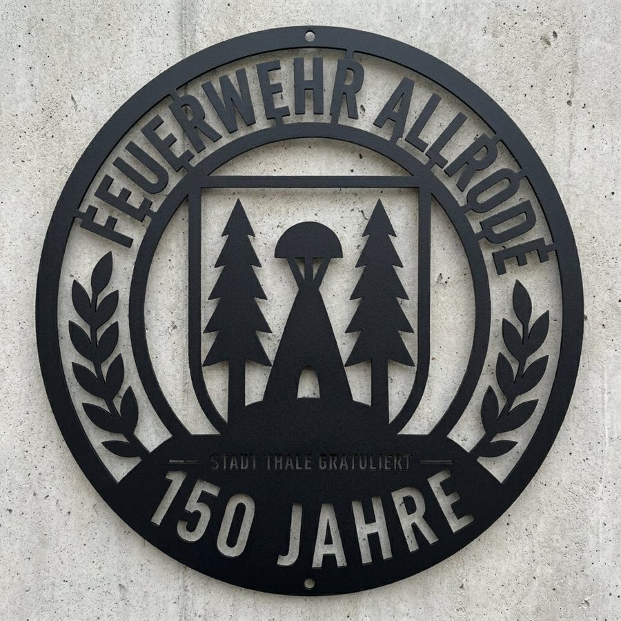 Feuerwehr-Emblem, 150 Jahre